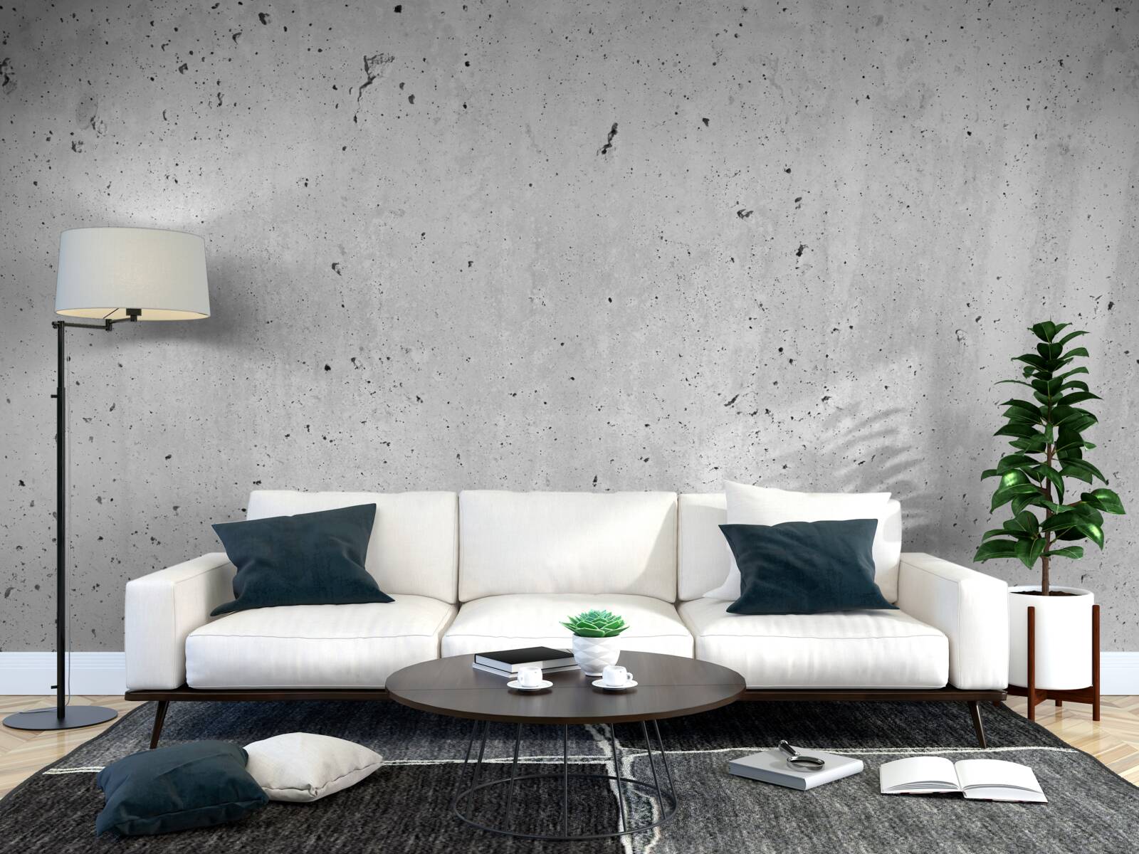 Фотошпалери текстура бетонної стіни