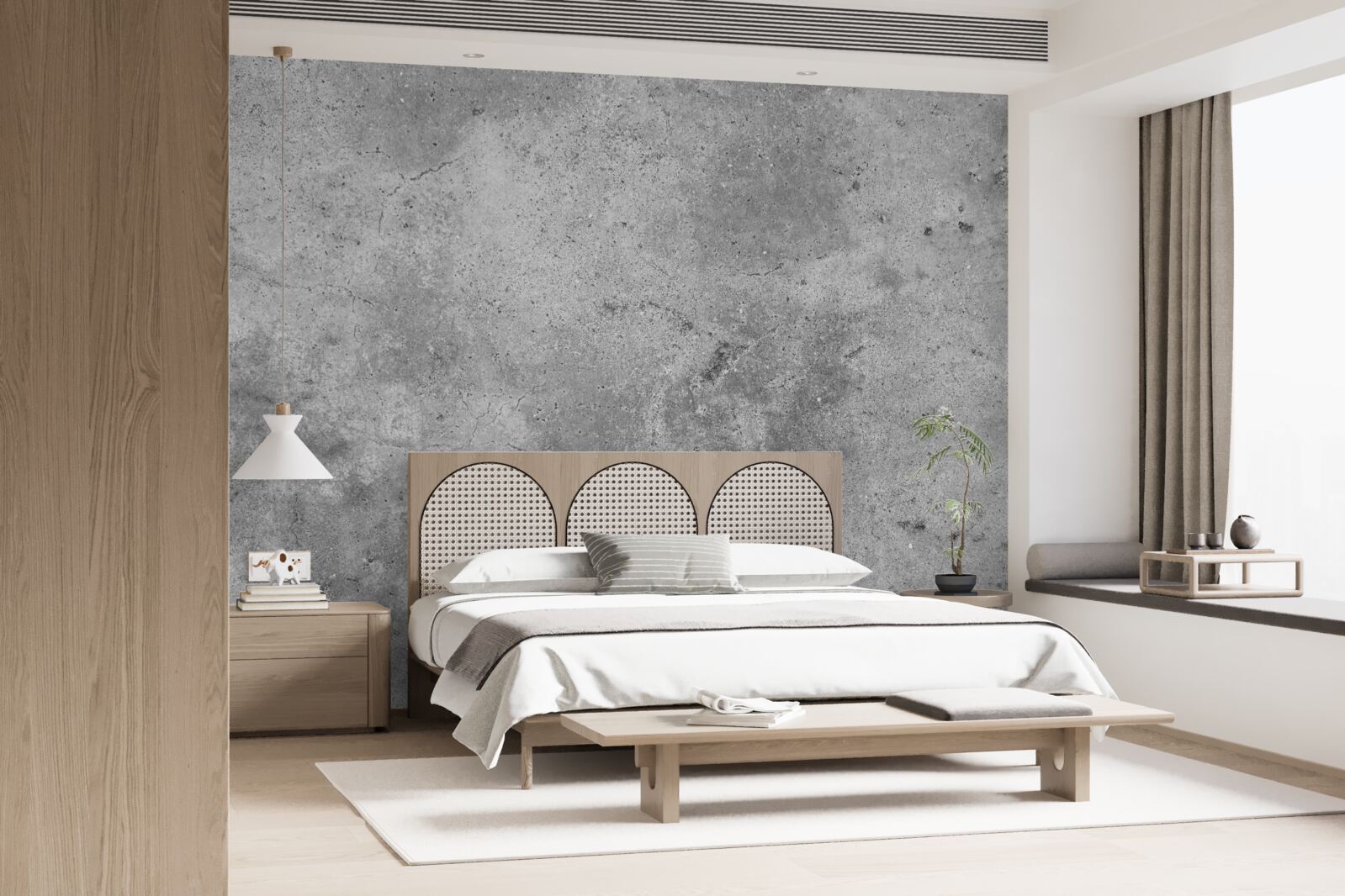 Фотошпалери сіра цементна структура