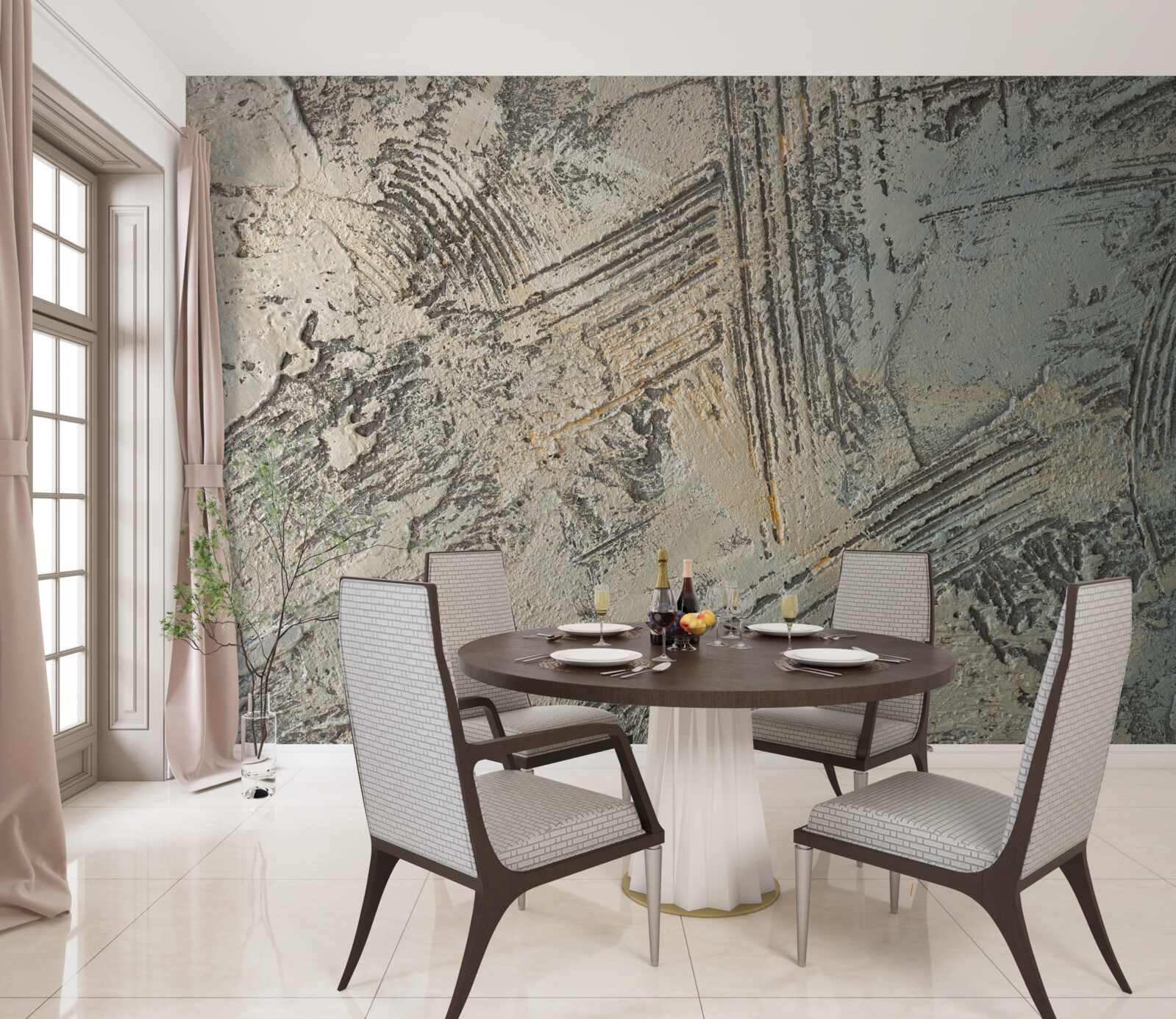 Фотошпалери унікальна декоративна штукатурка