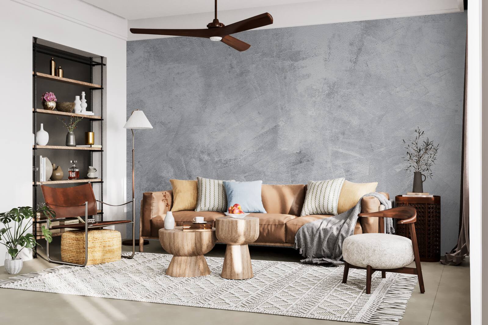 Фотошпалери Стіна в стилі лофт з гіпсу