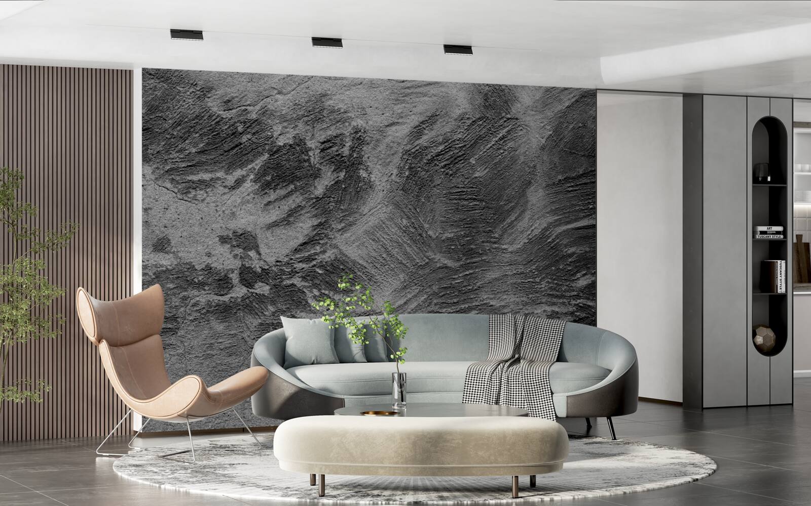 Фотошпалери декоративні смуги у світлих і темних відтінках