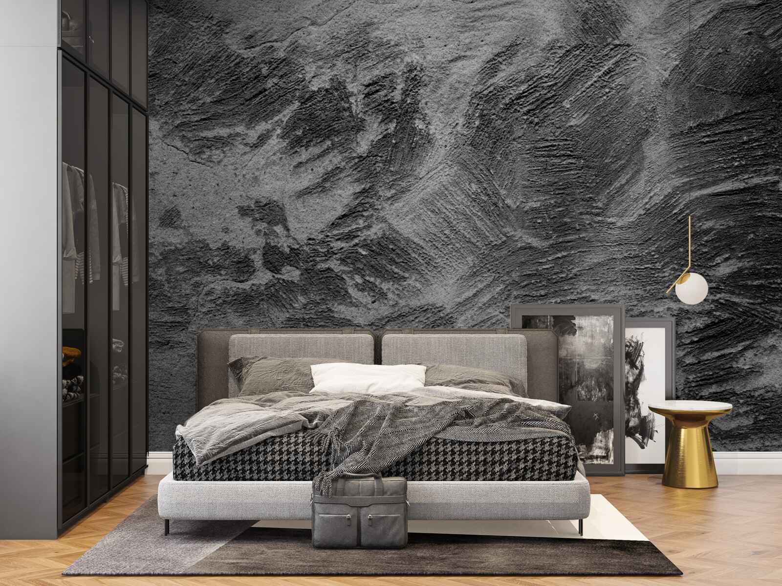 Фотошпалери декоративні смуги у світлих і темних відтінках