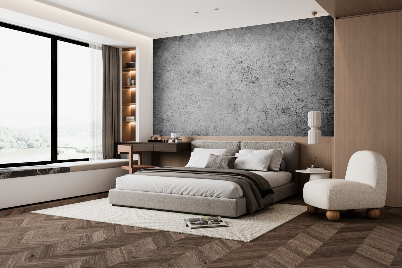 Фотошпалери стародавній сірий бар'єр