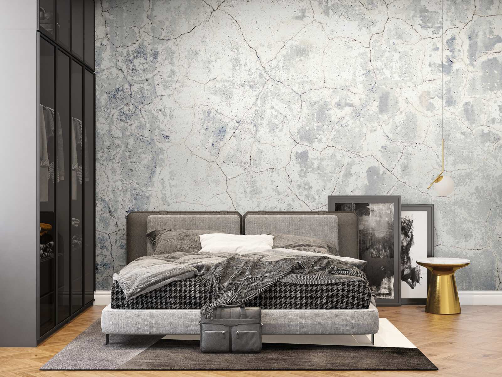 Фотошпалери поверх цементного бар'єру