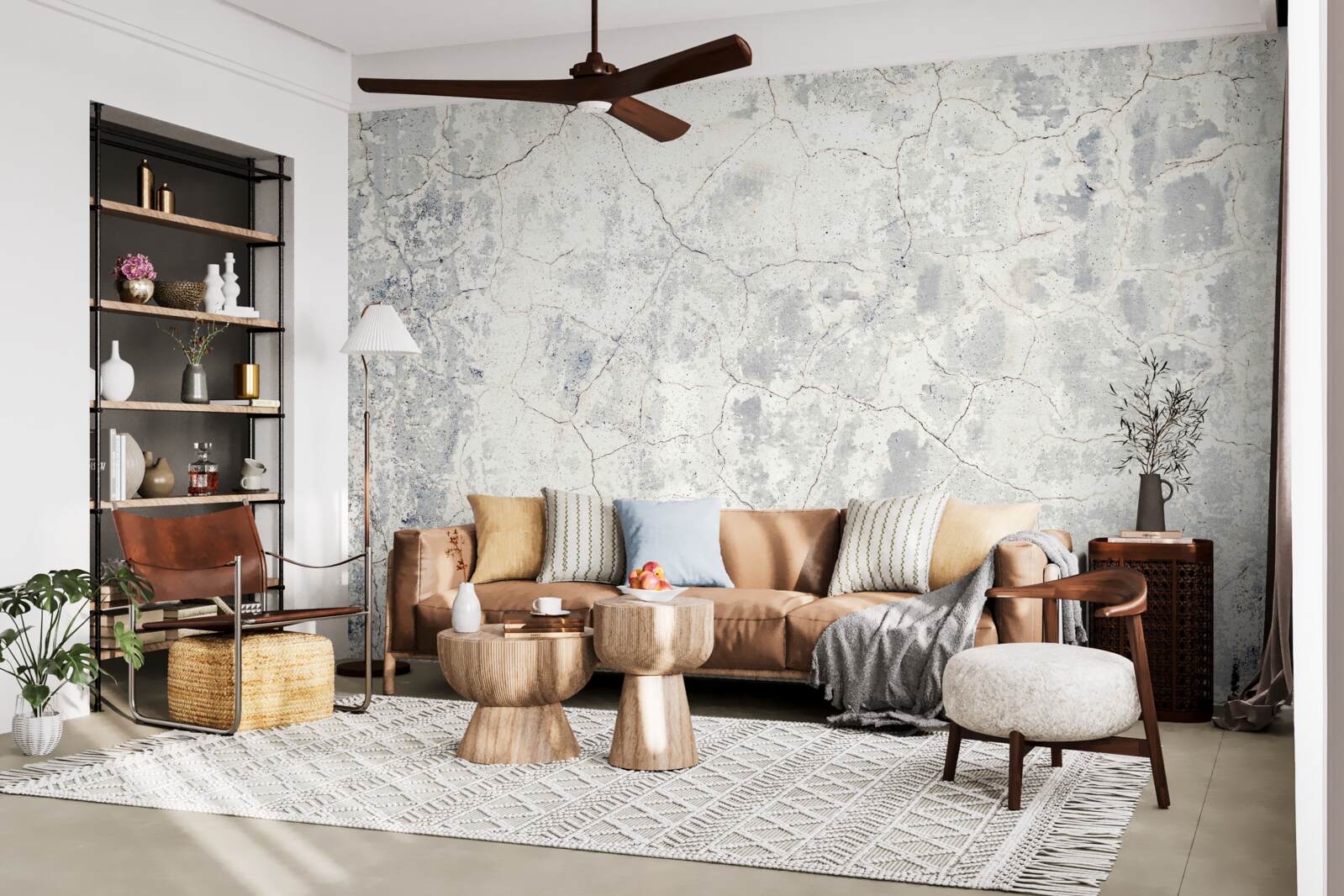 Фотошпалери поверх цементного бар'єру