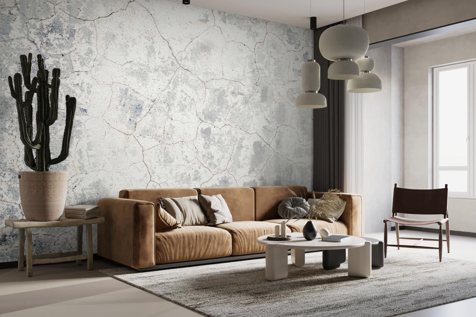 Фотошпалери поверх цементного бар'єру