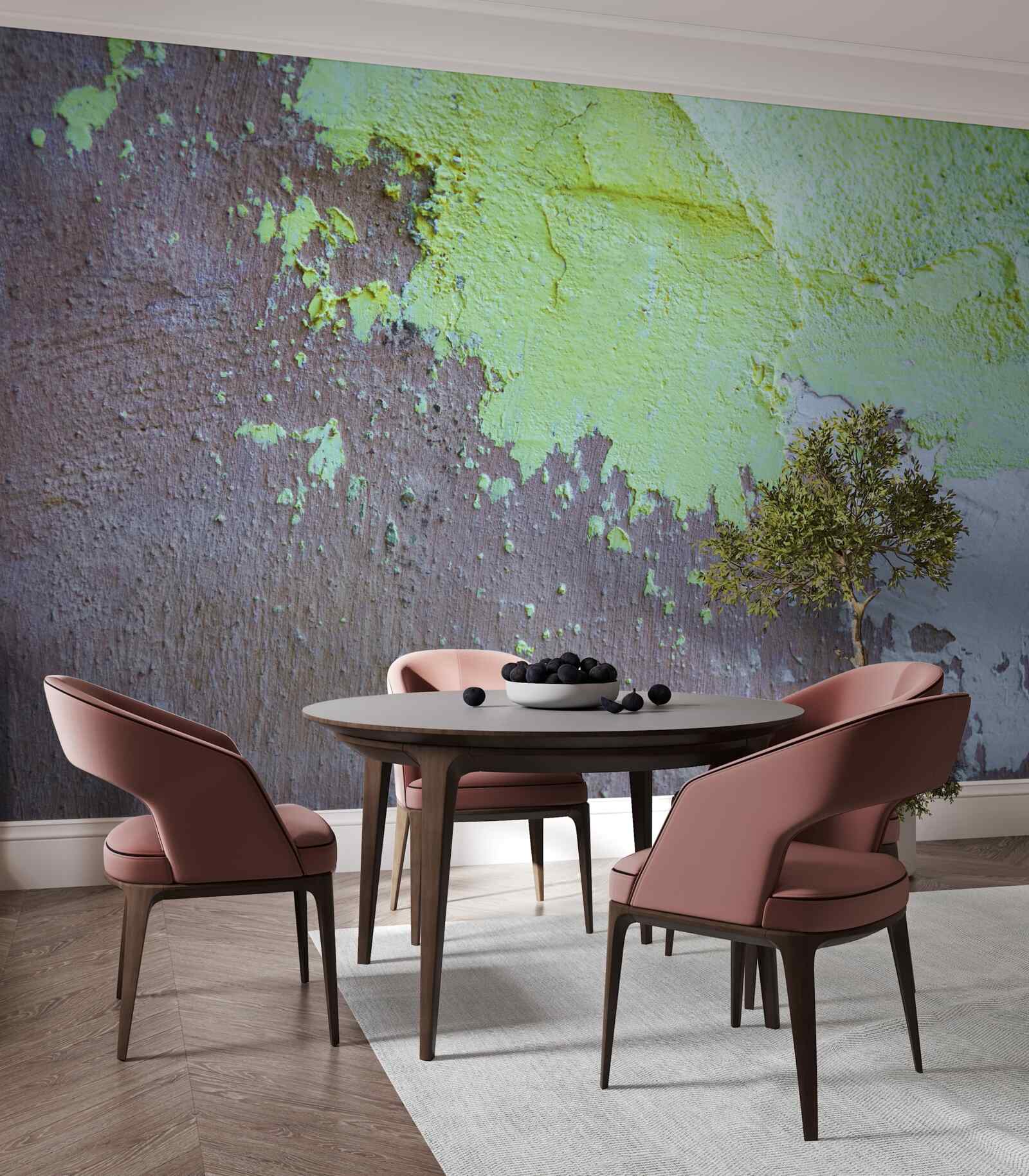 Фотошпалери темна декоративна штукатурка