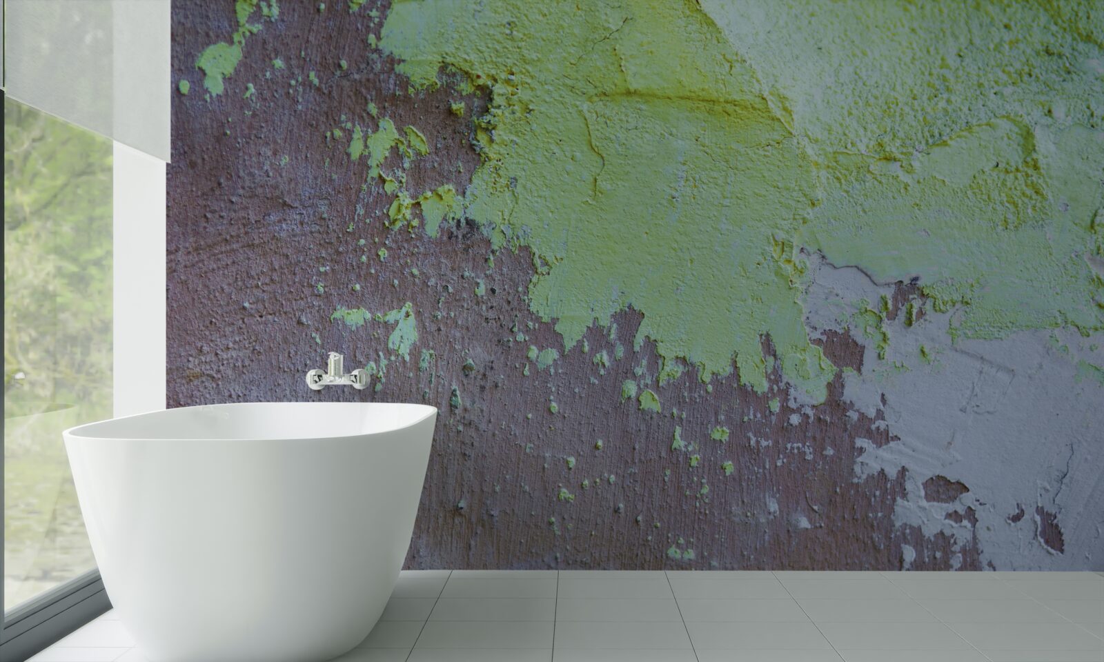 Фотошпалери темна декоративна штукатурка