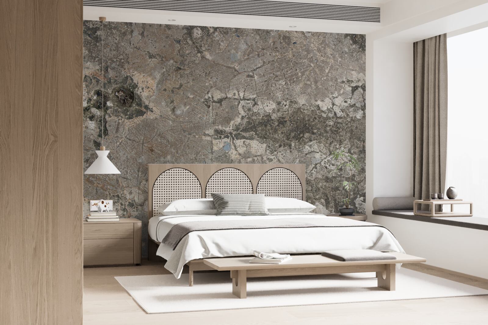 Фотошпалери сіра гранітна порода