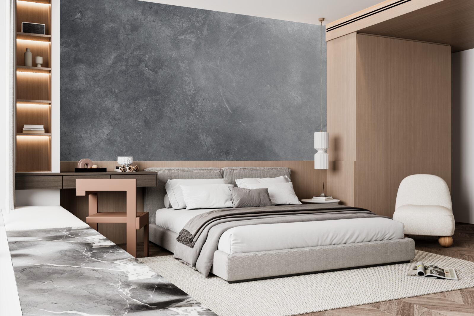 Фотошпалери сіра поверхня