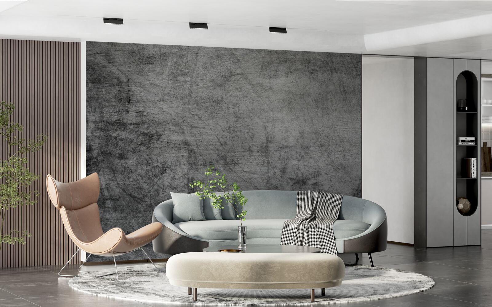 Фотошпалери старий сірий фон з подряпинами