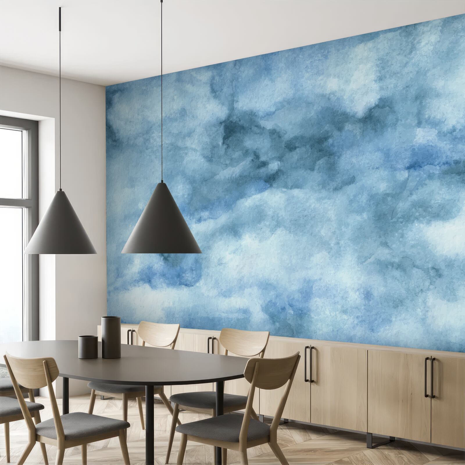 Фотошпалери слабка туманність хмар