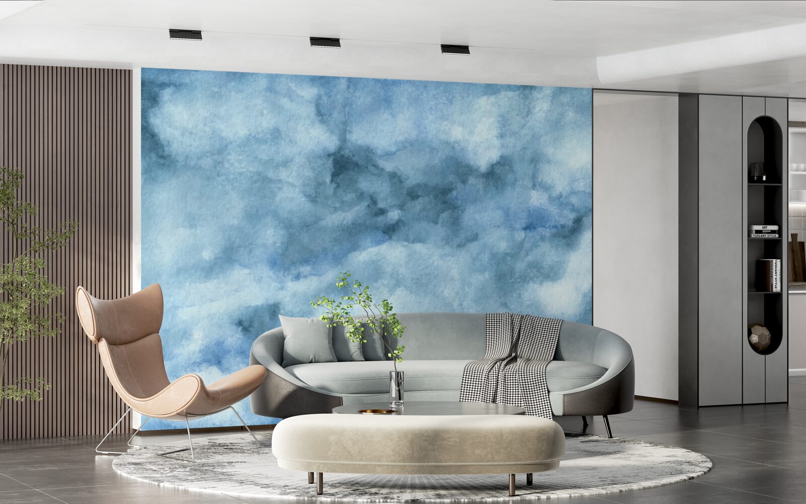 Фотошпалери слабка туманність хмар