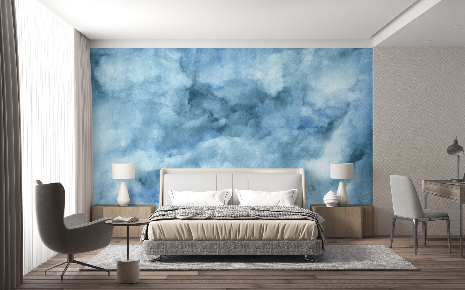 Фотошпалери слабка туманність хмар