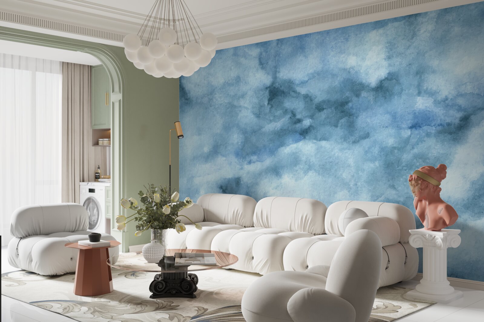 Фотошпалери слабка туманність хмар