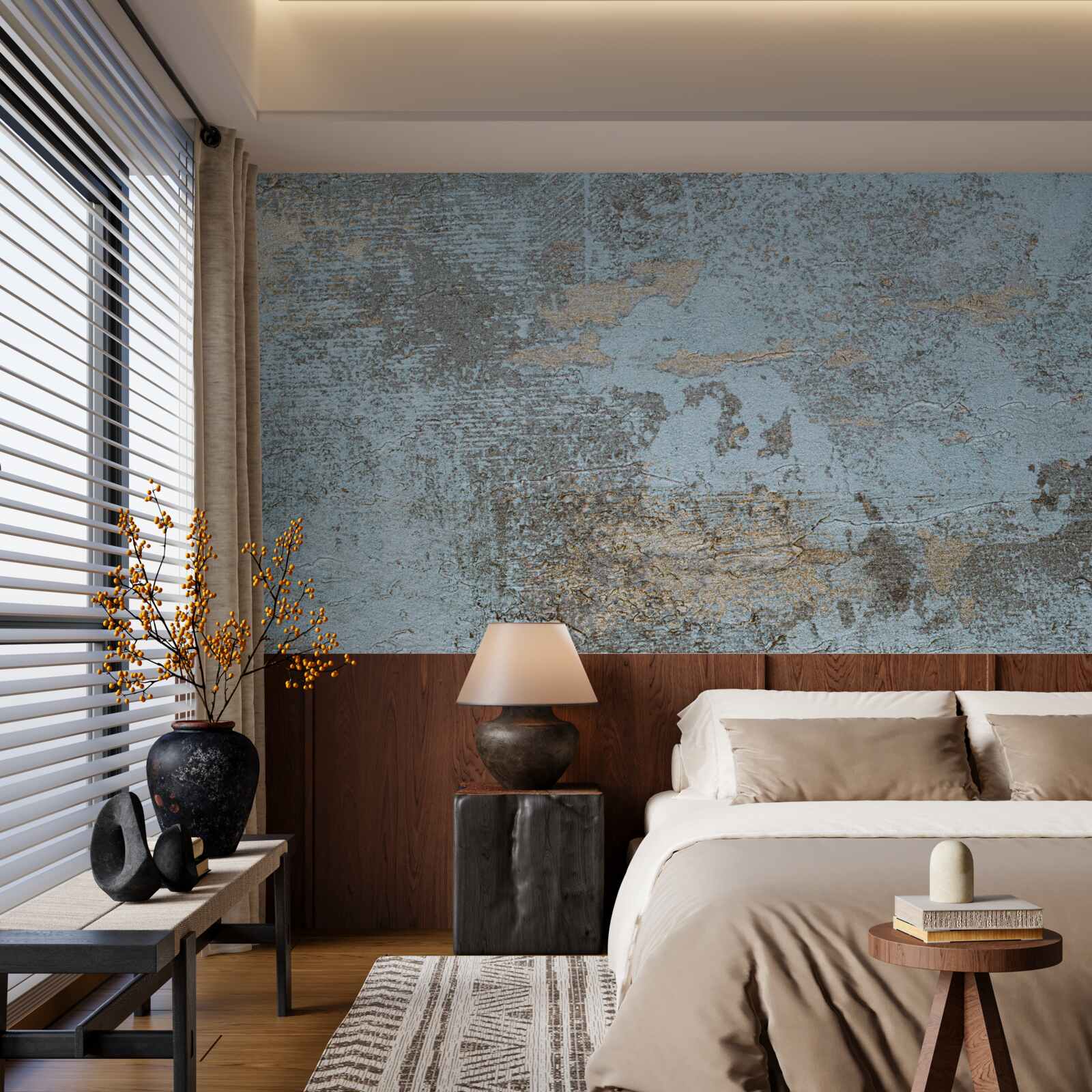 Фотошпалери старовинна структура фарби