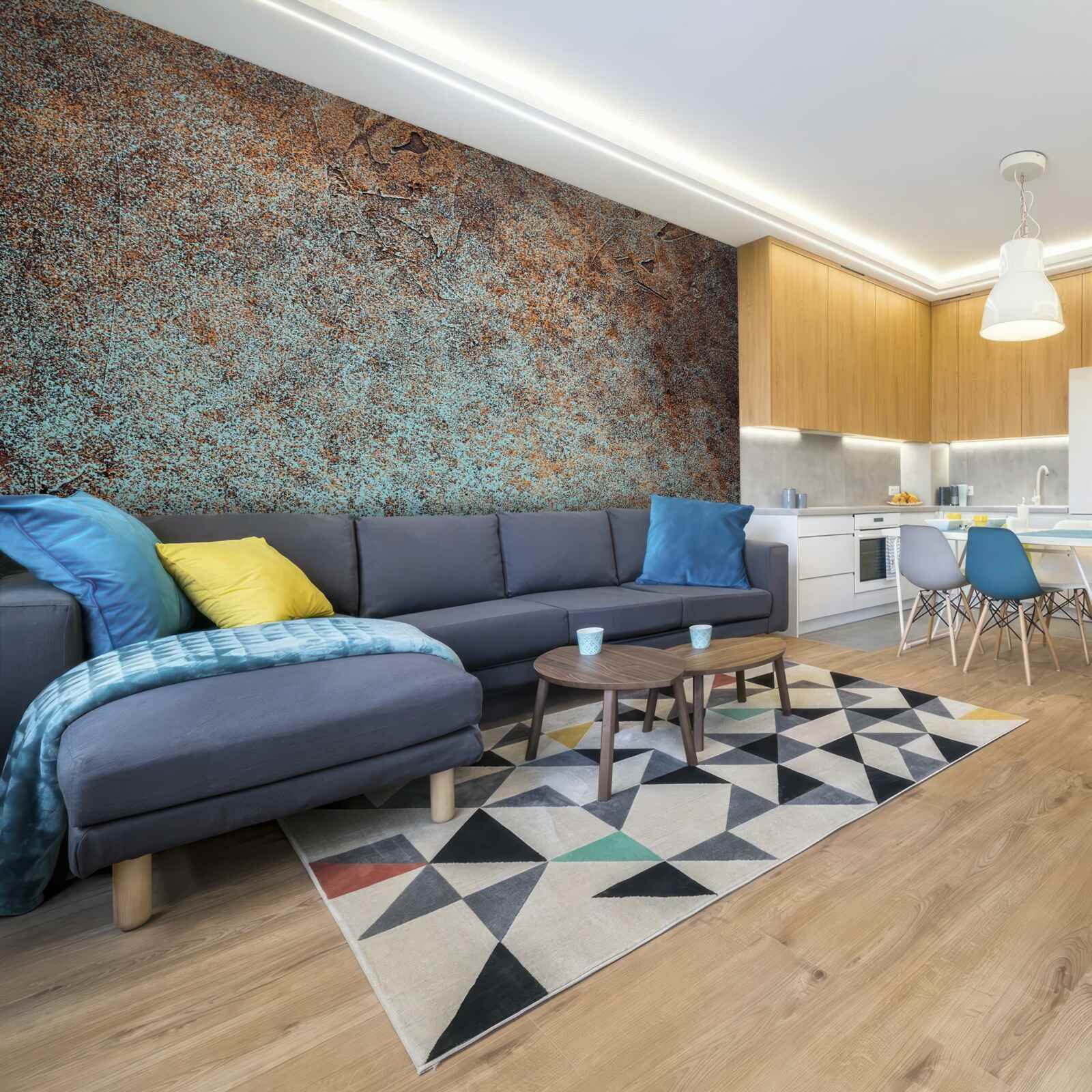 Фотошпалери темне покриття з оксидованого заліза