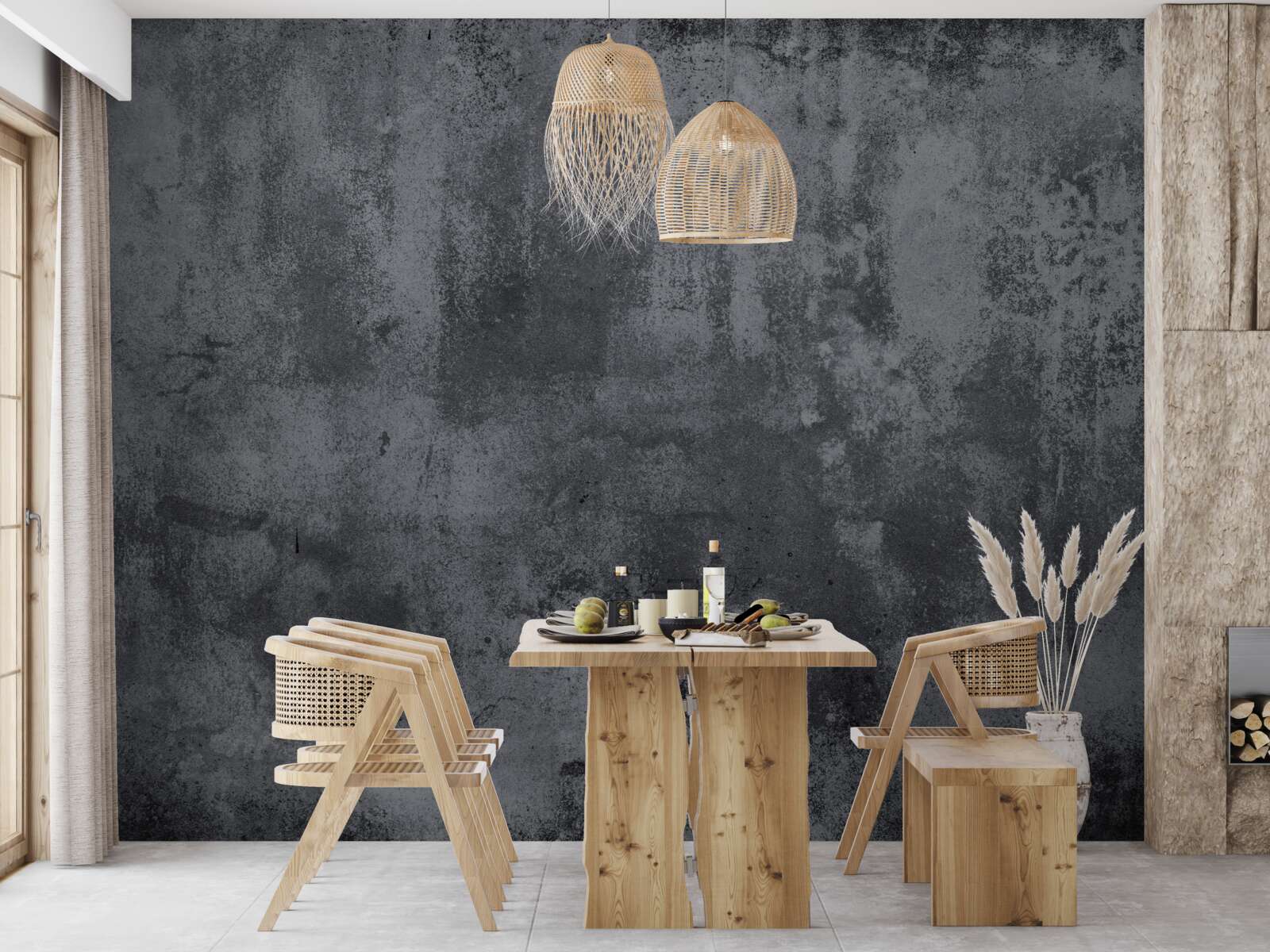 Фотошпалери текстура стін дуже темна