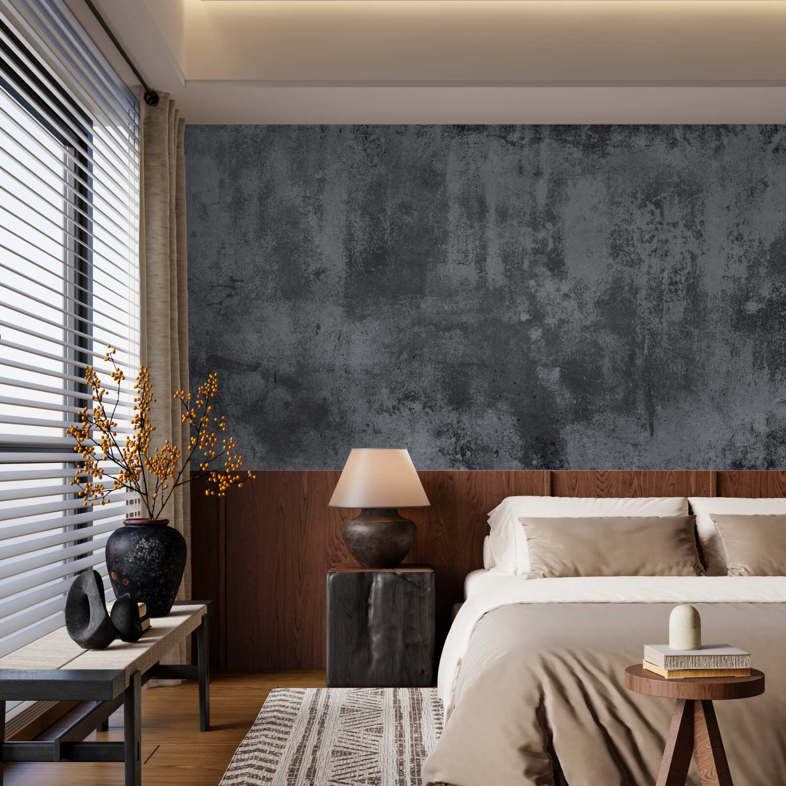 Фотошпалери текстура стін дуже темна