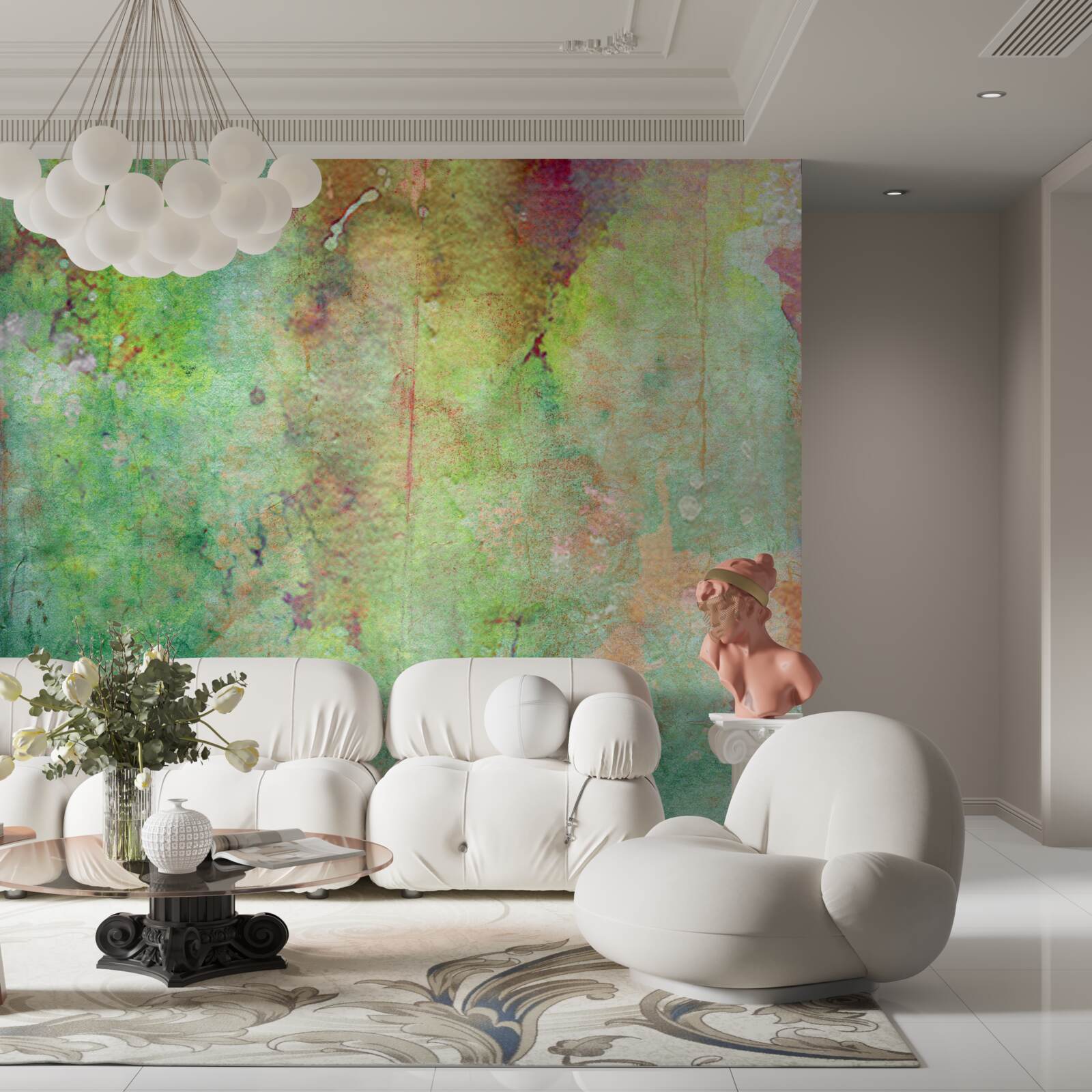 Фотошпалери ніжний абстрактний живопис