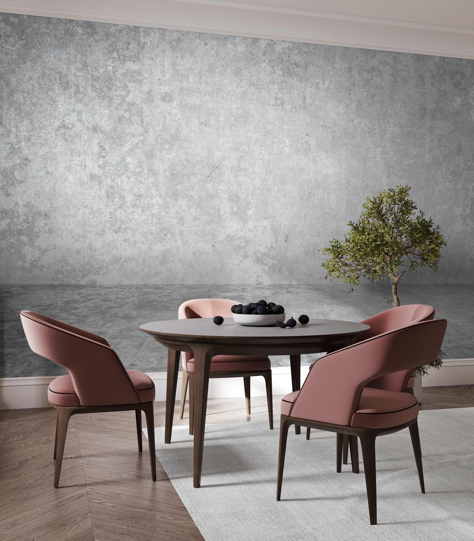 Фотошпалери світло-сіра бетонна стіна