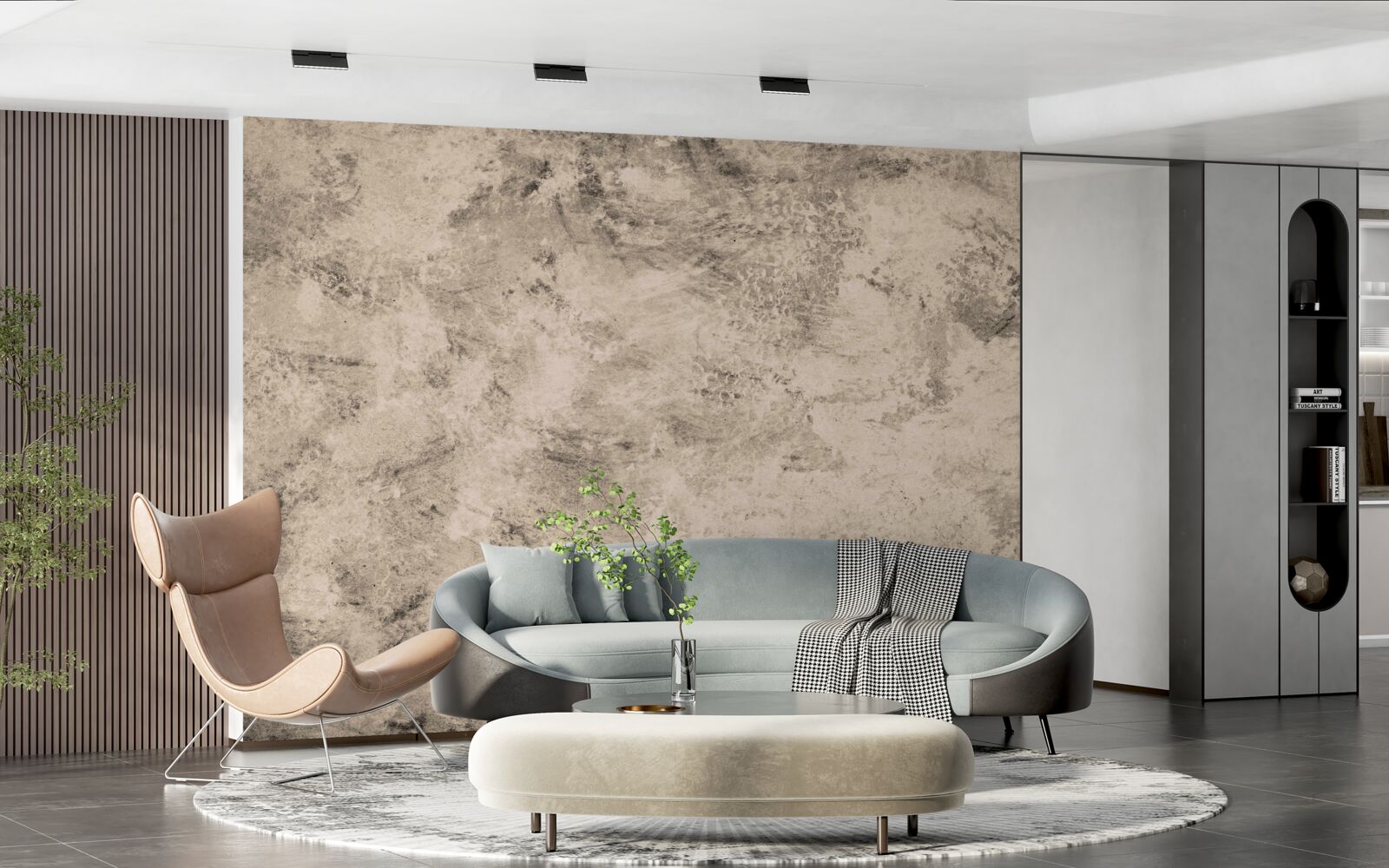 Фотошпалери будівництво бетонних бар'єрів