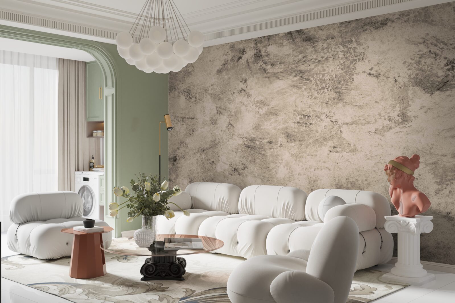 Фотошпалери будівництво бетонних бар'єрів