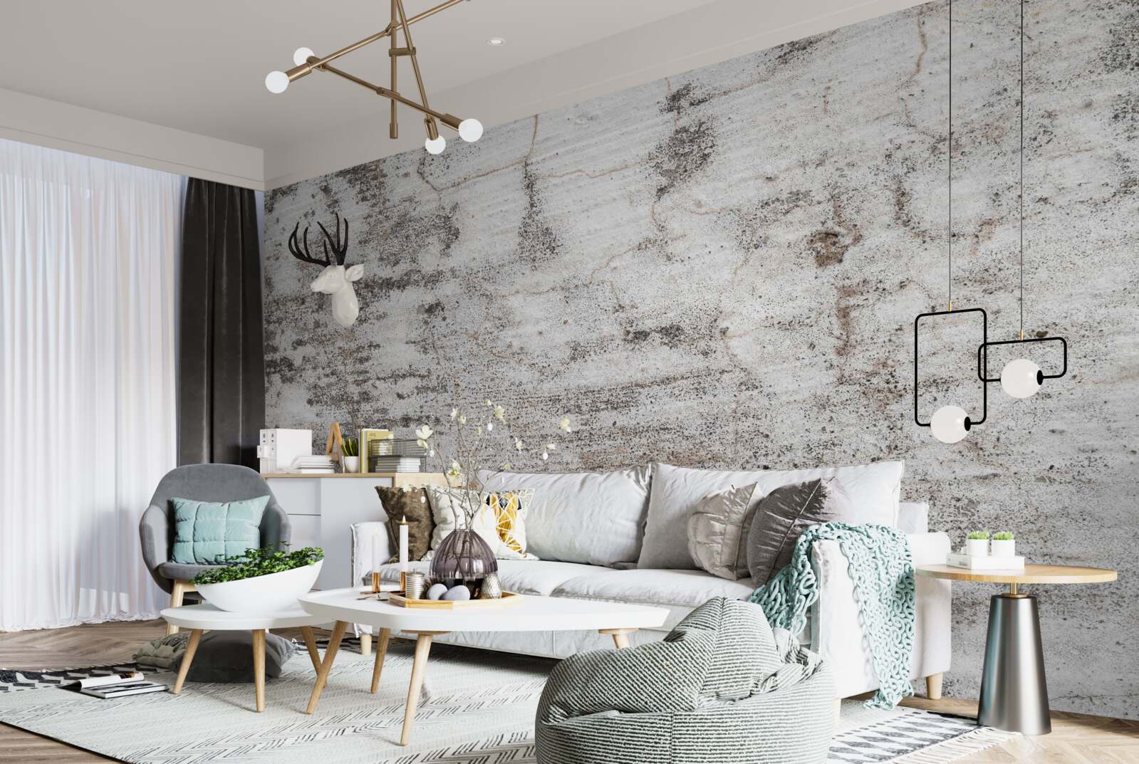 Фотошпалери Сліди стертої фарби