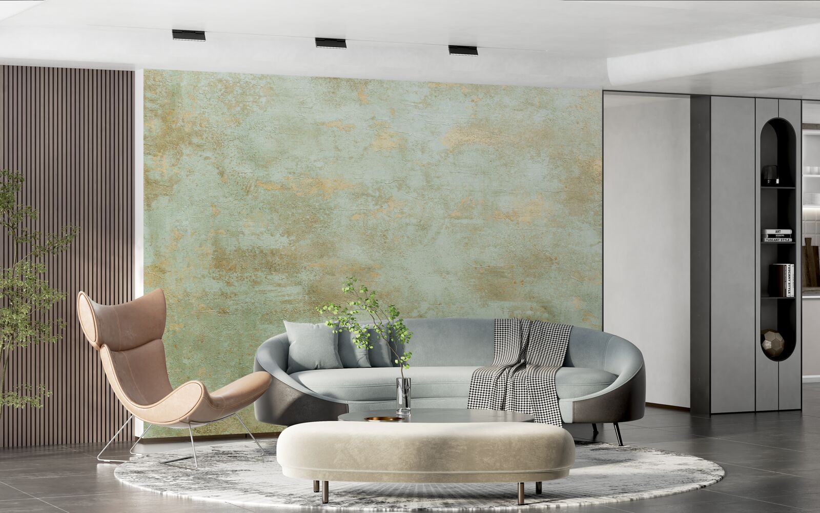 Фотошпалери золото з хакі