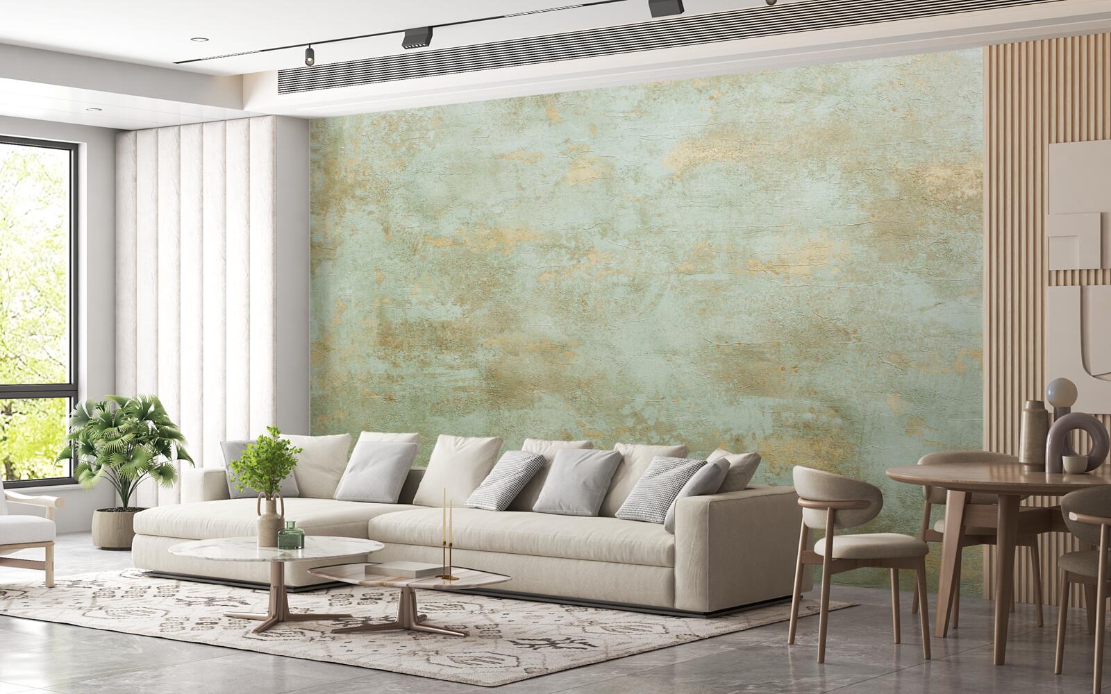 Фотошпалери золото з хакі