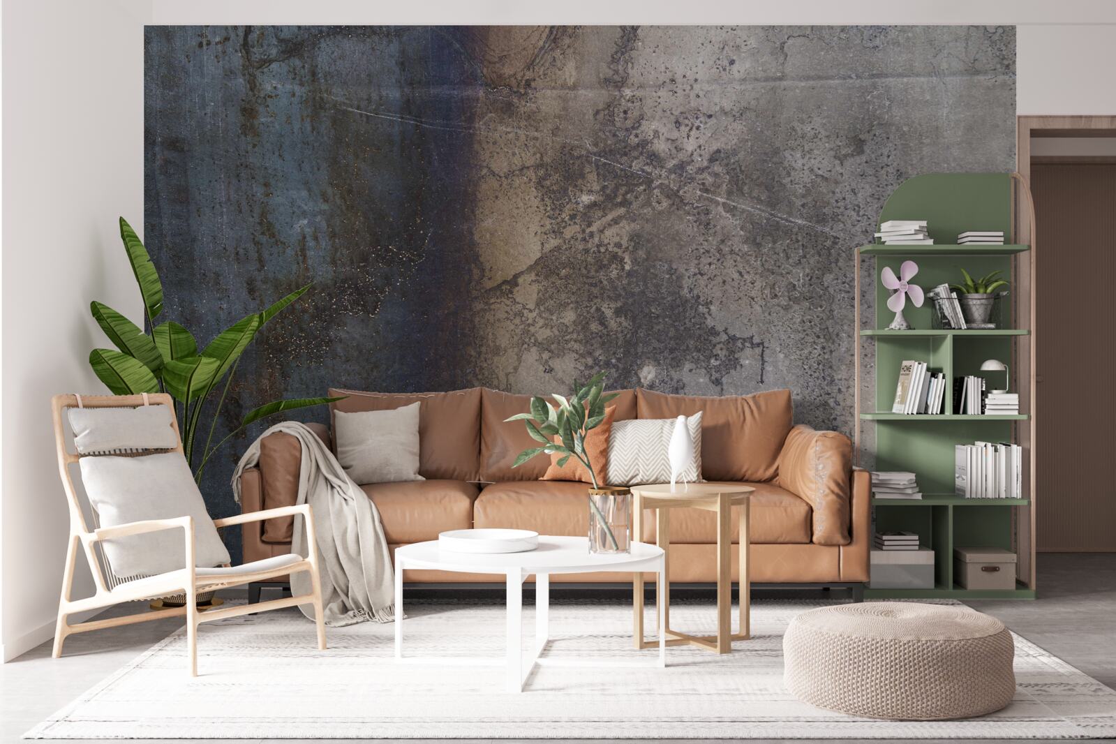 Фотошпалери конструкція з темного металу