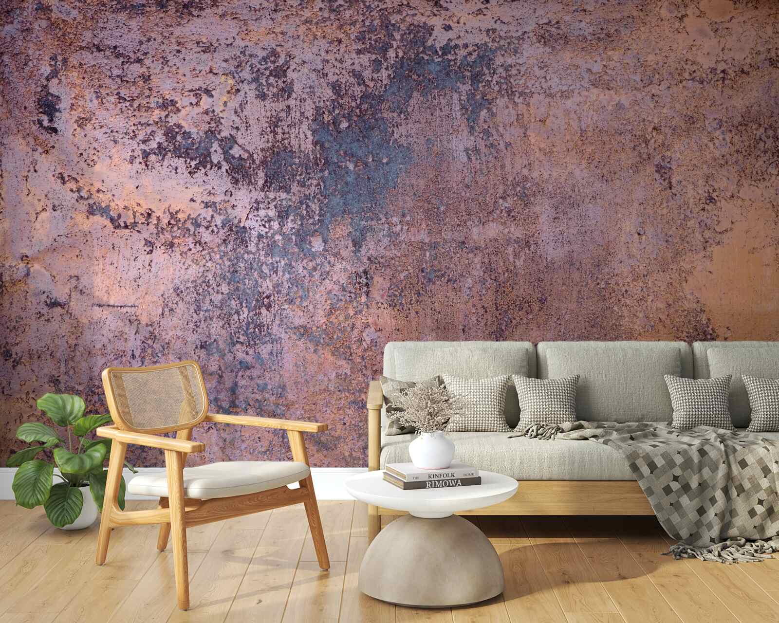 Фотошпалери стара іржа на металі