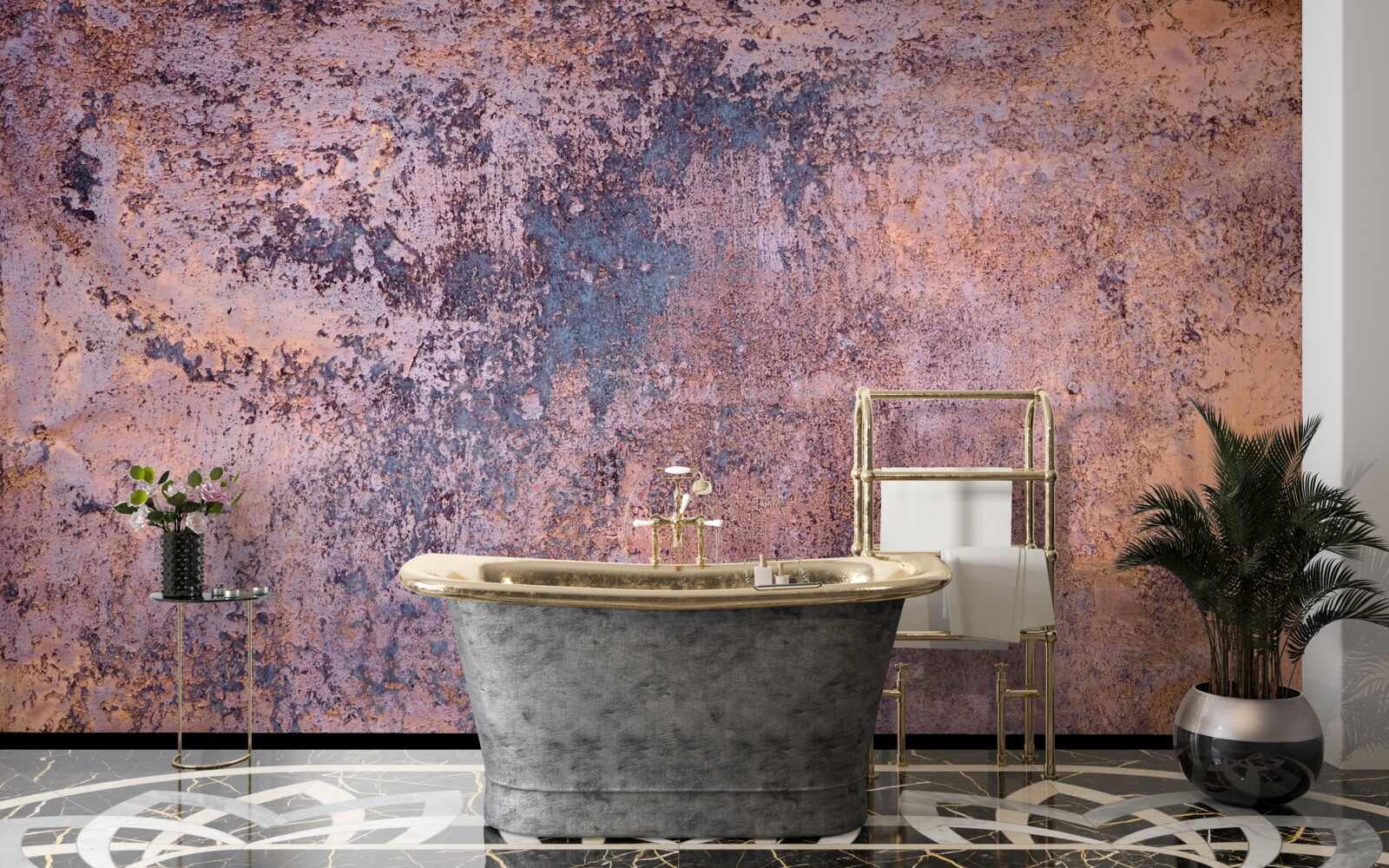 Фотошпалери стара іржа на металі