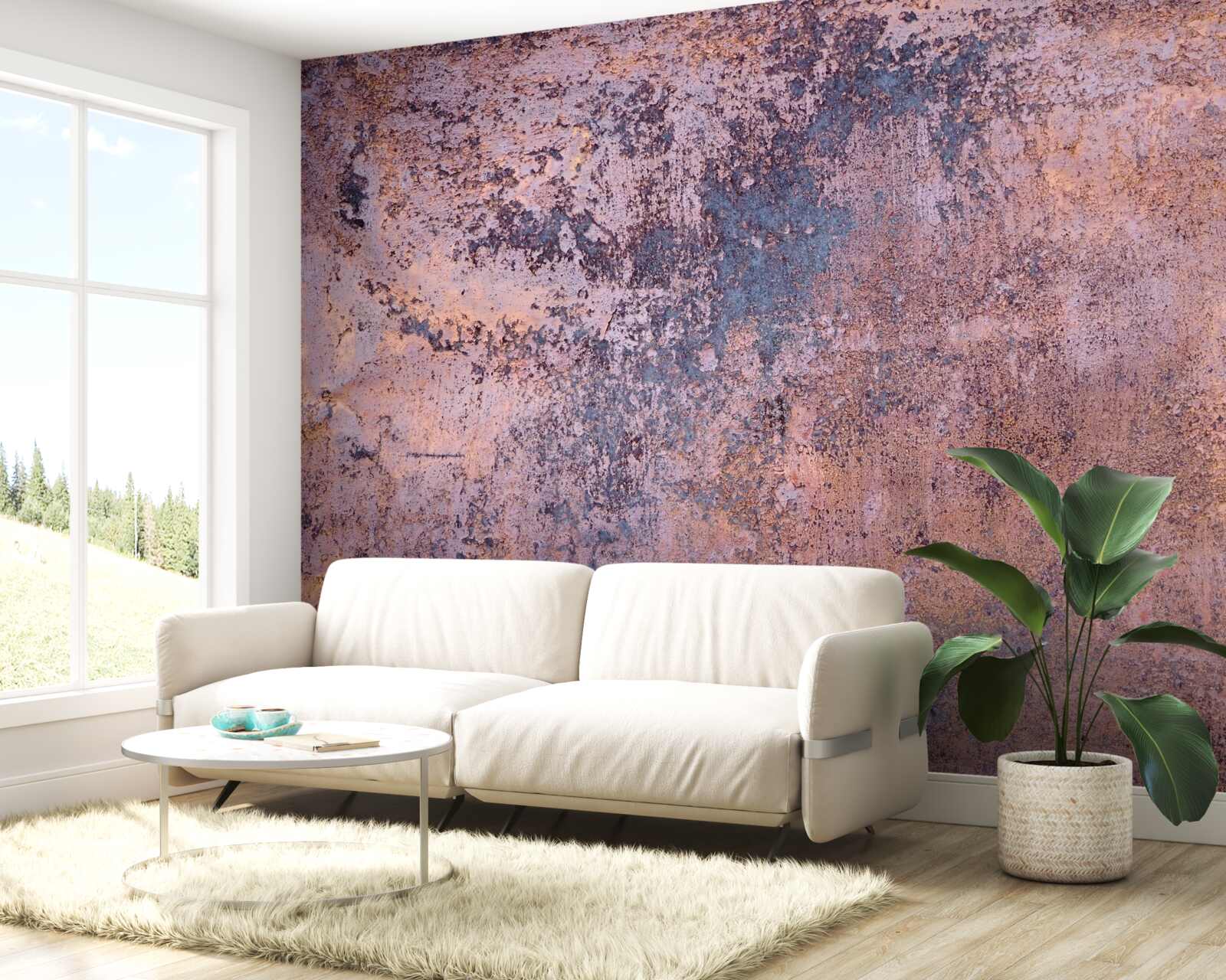 Фотошпалери стара іржа на металі