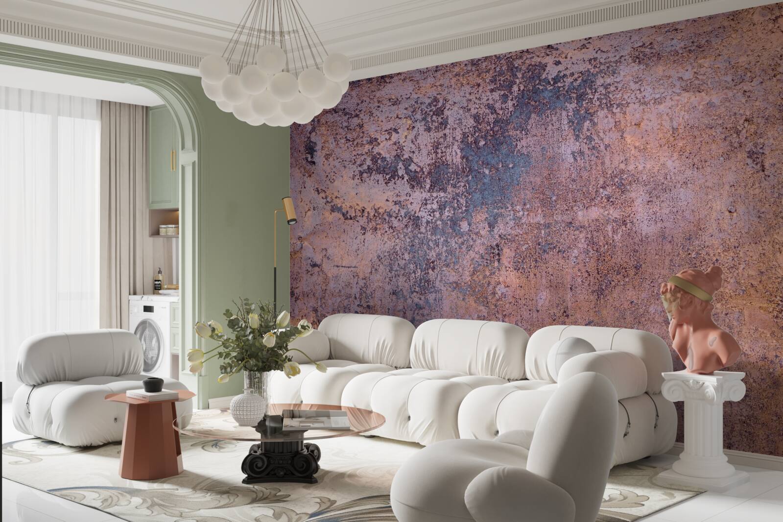 Фотошпалери стара іржа на металі