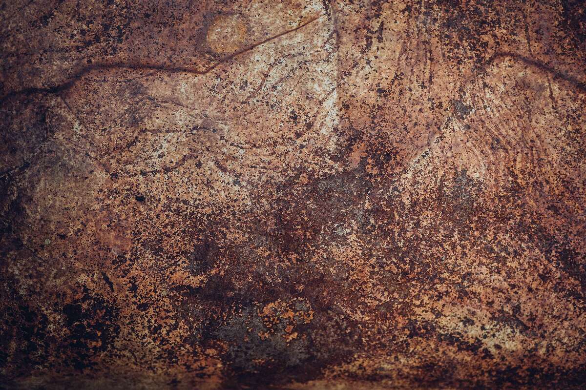 Фотошпалери потемнілі ділянки іржі