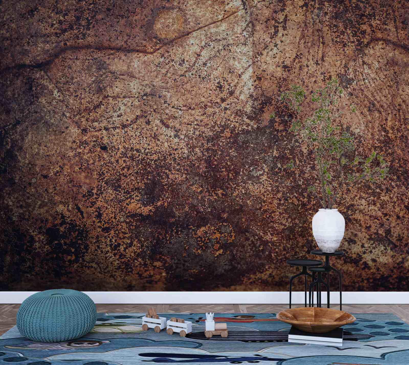 Фотошпалери потемнілі ділянки іржі