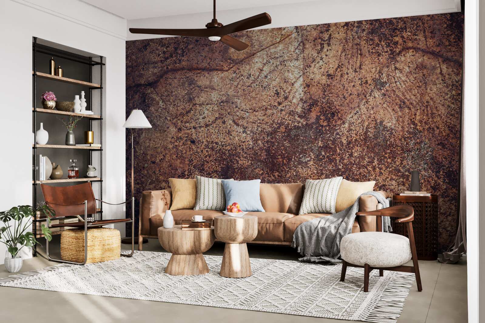 Фотошпалери потемнілі ділянки іржі