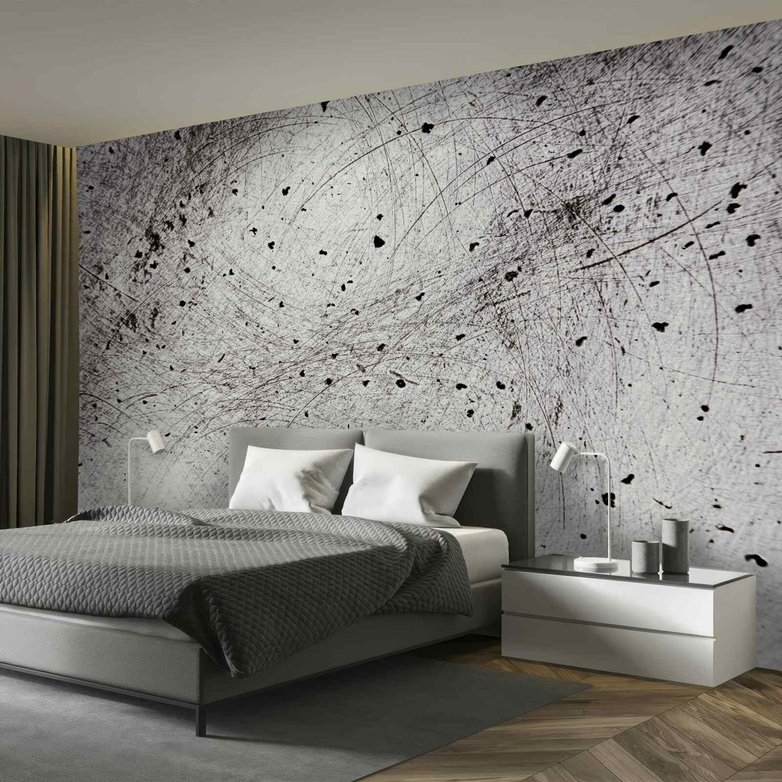 Фотошпалери темно-сірий бетон