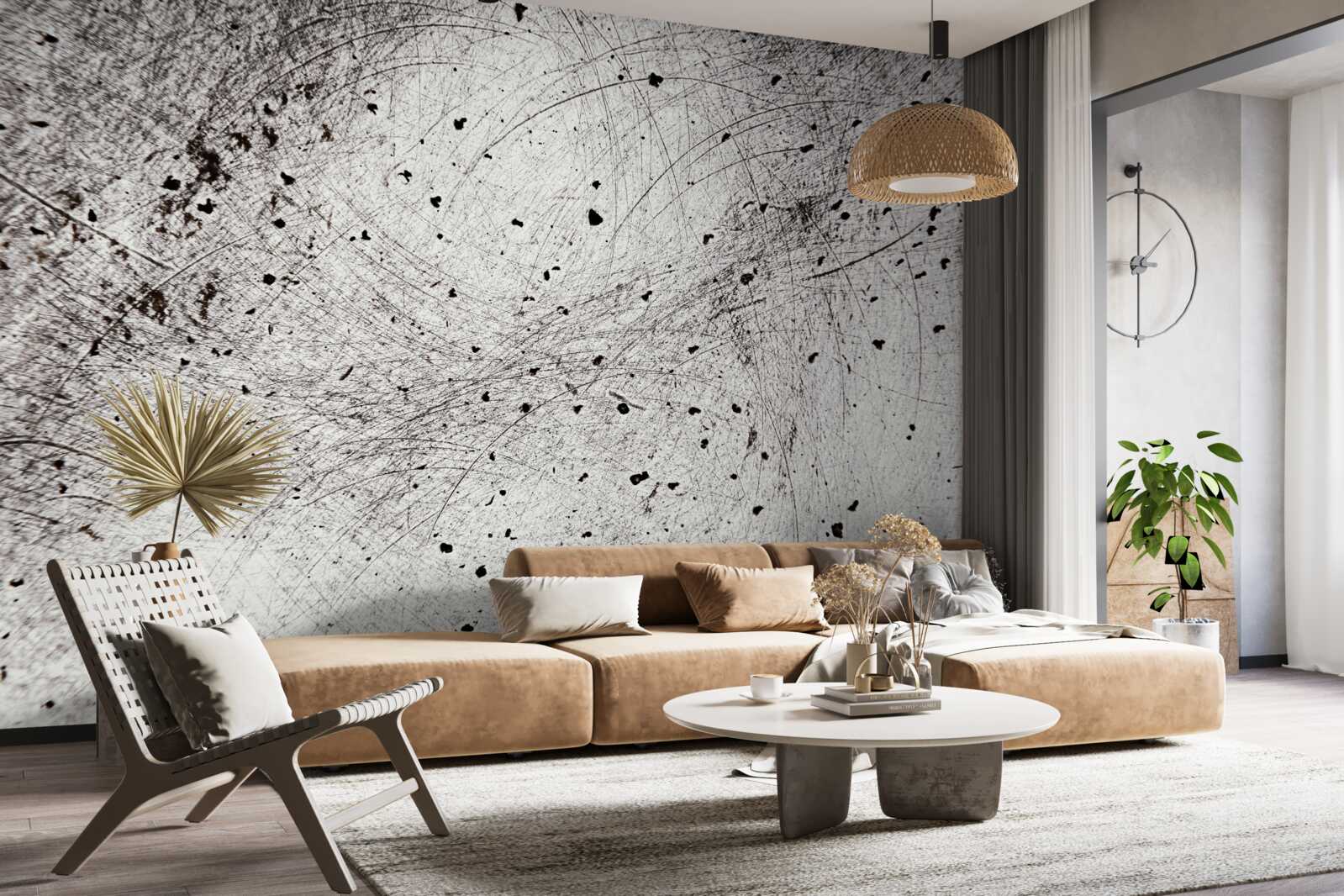 Фотошпалери темно-сірий бетон