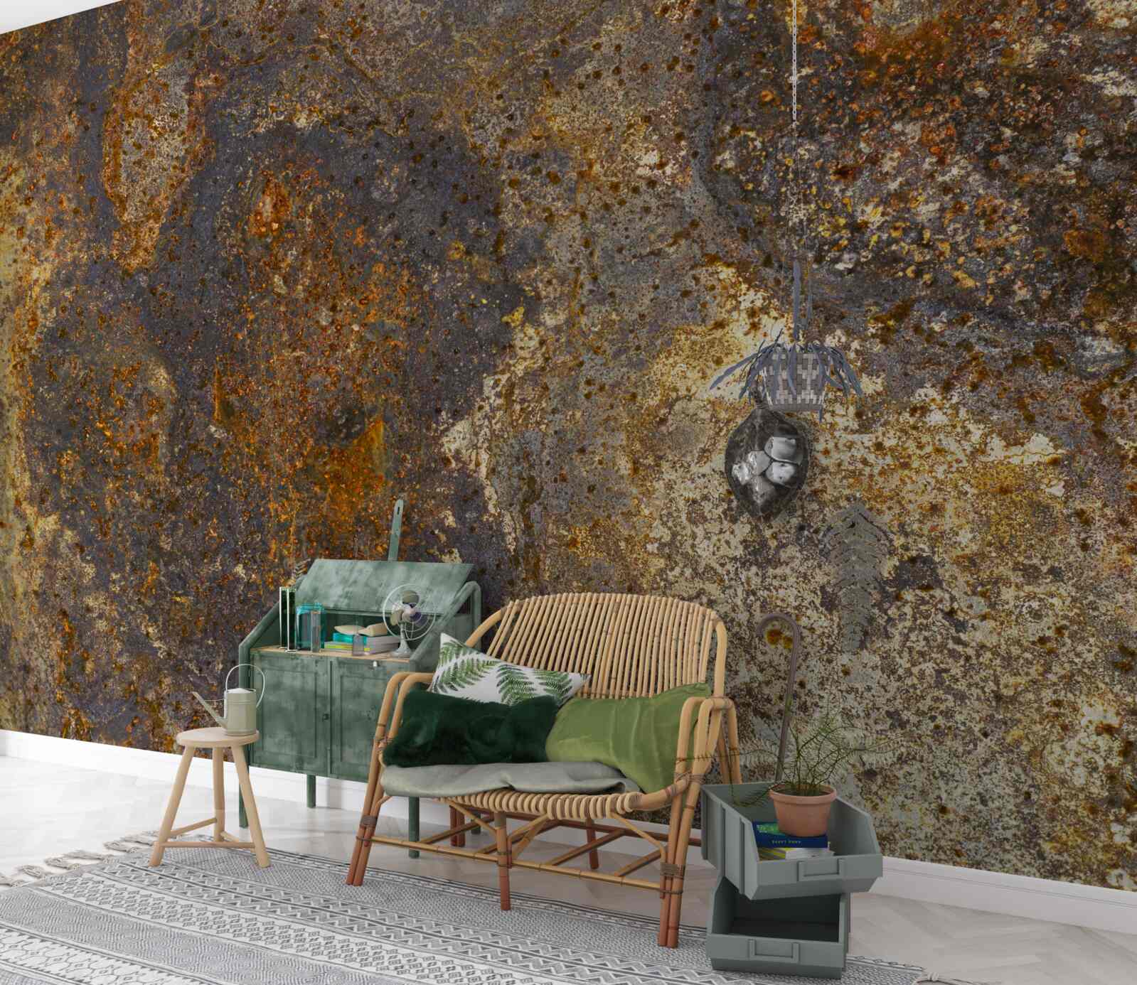 Фотошпалери фарба, яка потріскалася і починає лущитися