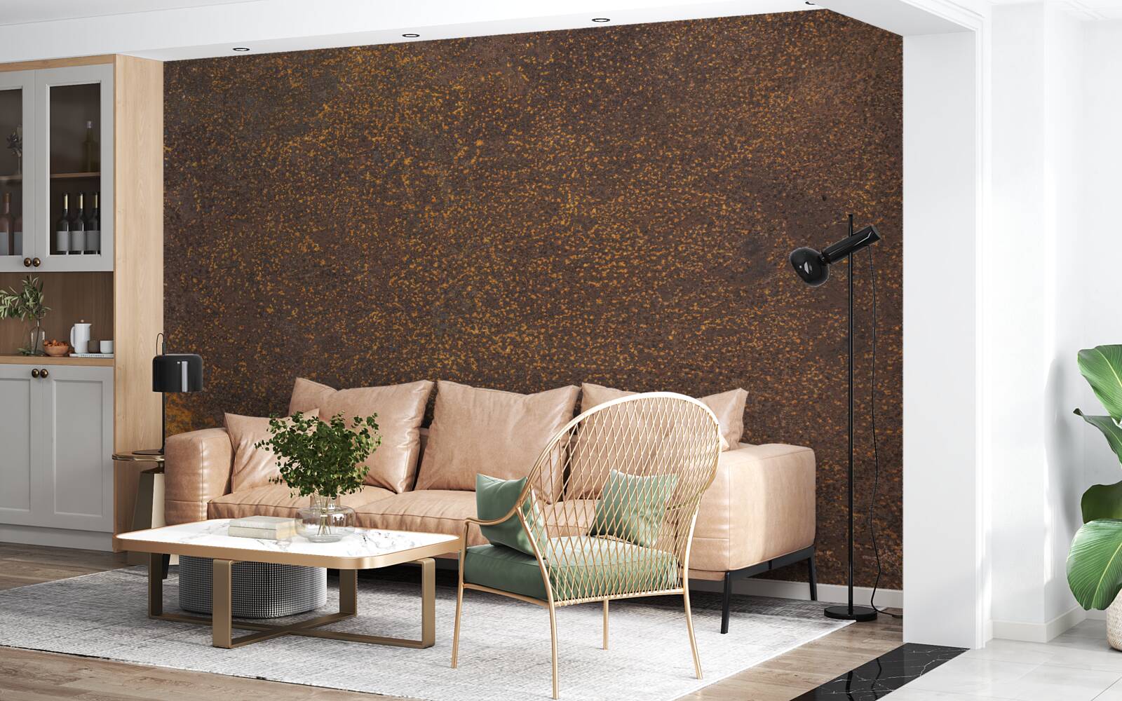 Фотошпалери стародавній окислений метал