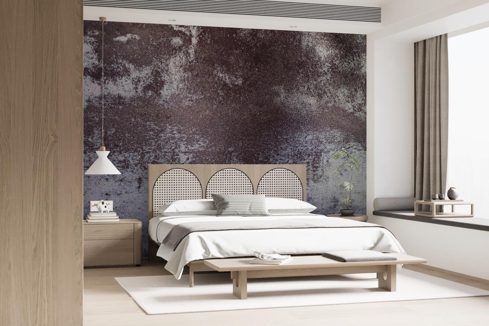 Фотошпалери сірий метал у вінтажному стилі