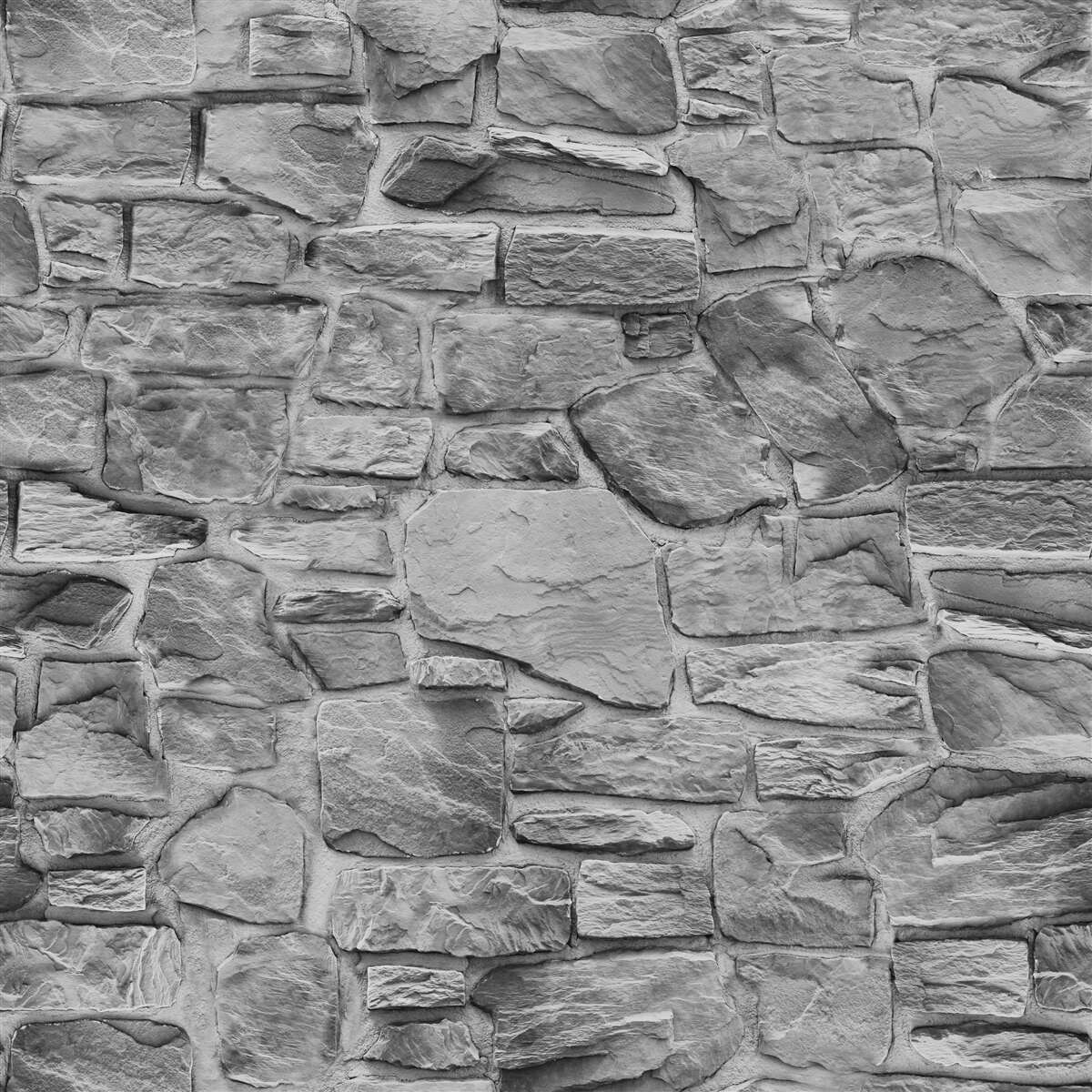 Фотошпалери плоский сірий камінь утворює стіну