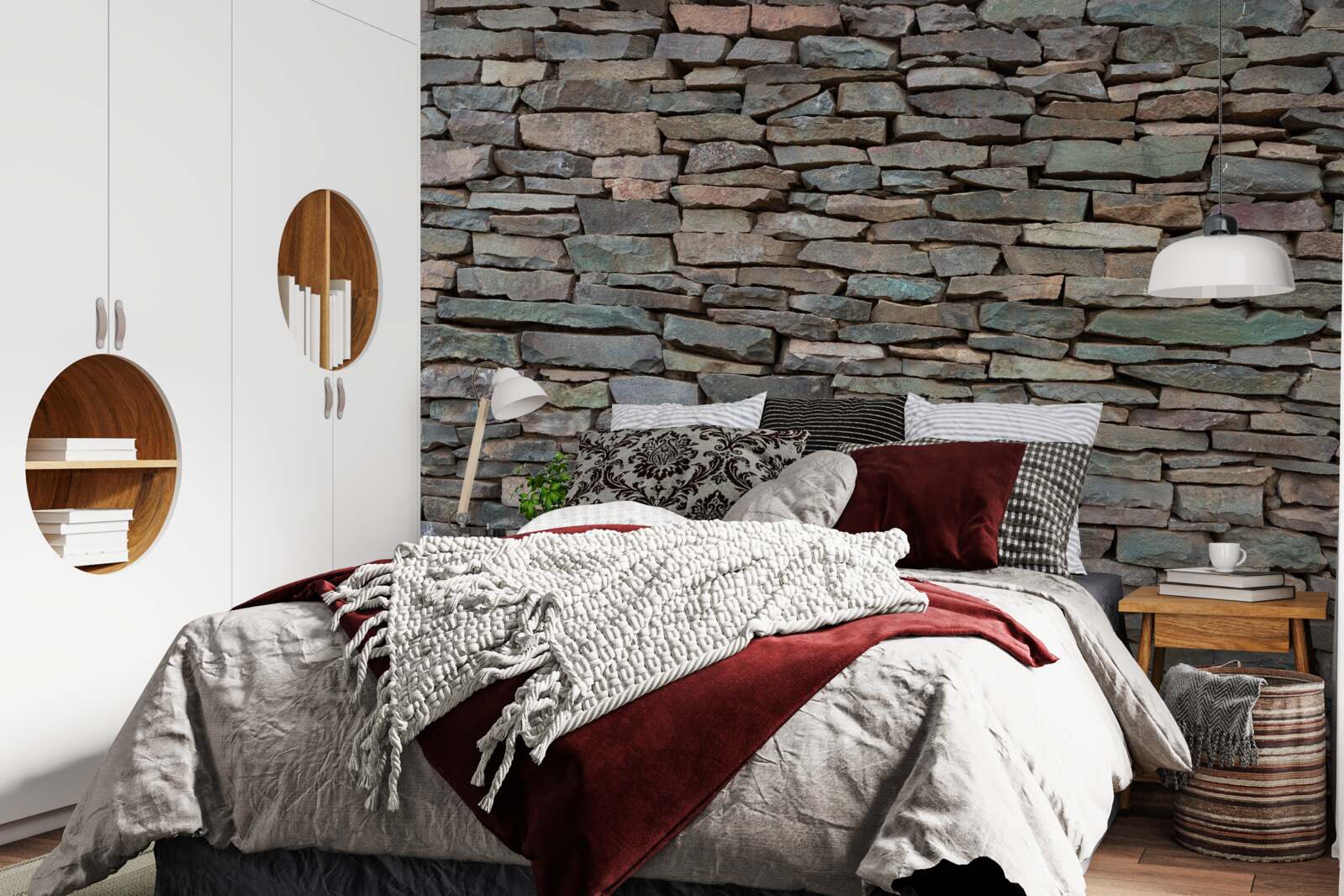 Фотошпалери поздовжня кладка каменю