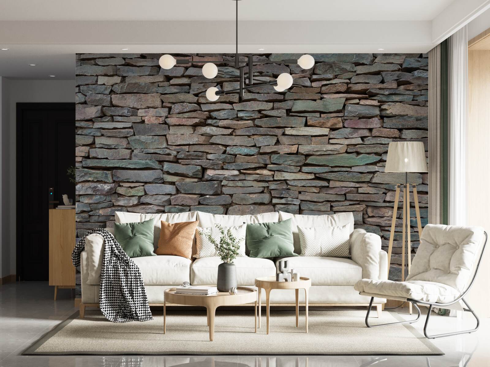 Фотошпалери поздовжня кладка каменю