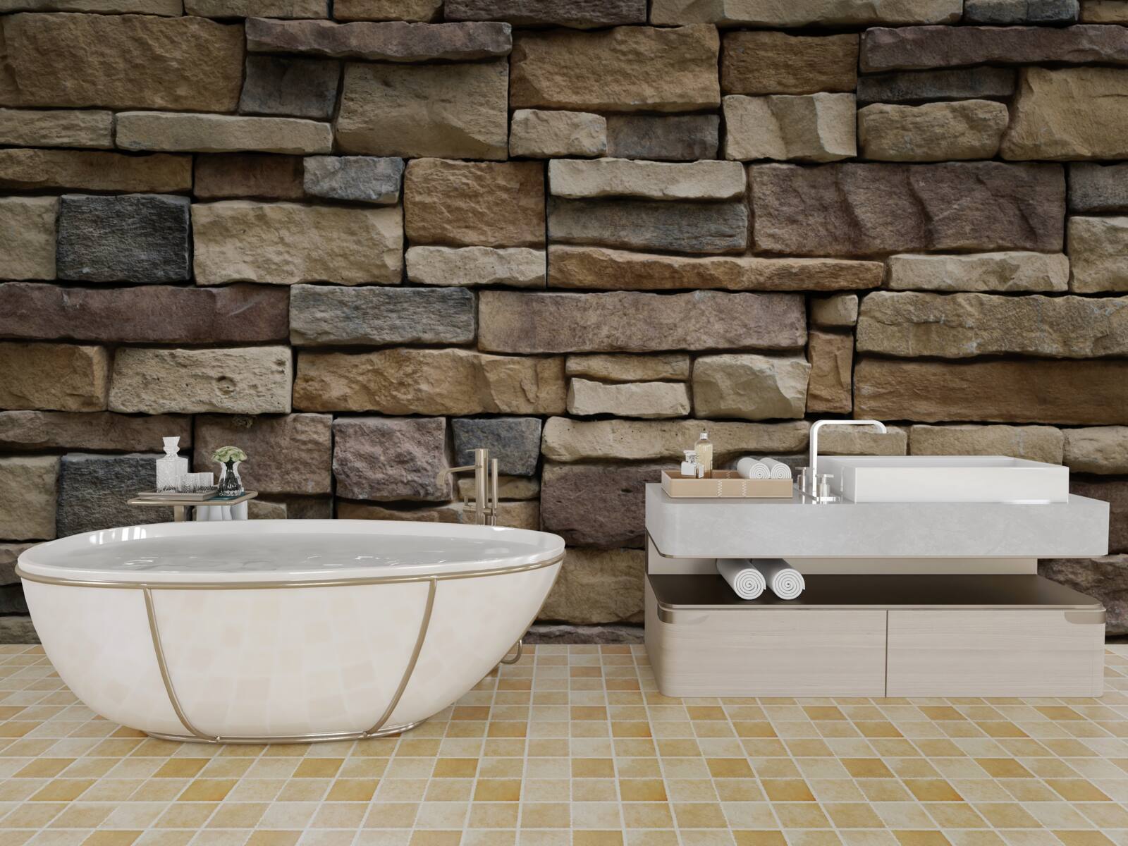 Фотошпалери чотири варіанти пісковика