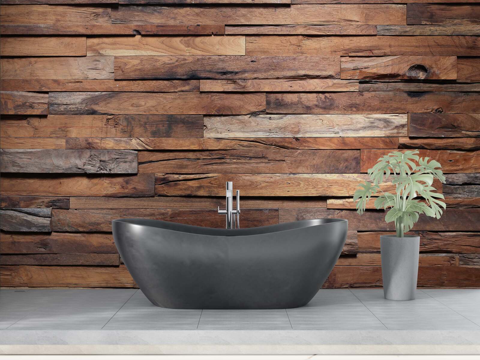 Фотошпалери дерев'яна дошка в старому коричневому відтінку