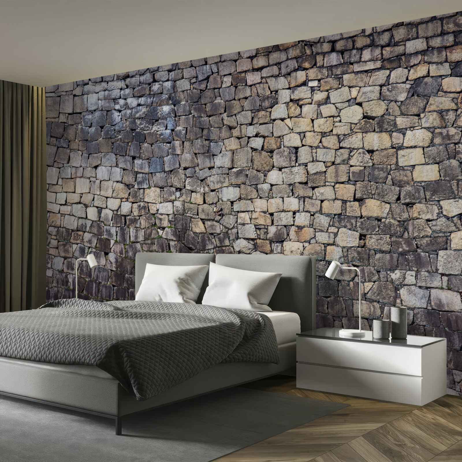 Фотошпалери Середньовічна стіна зі старого каменю