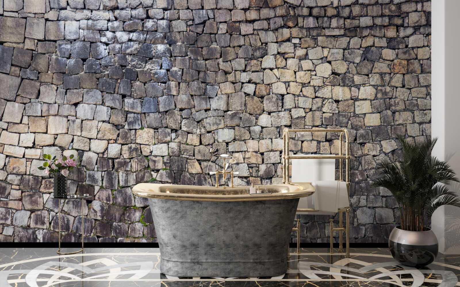 Фотошпалери Середньовічна стіна зі старого каменю